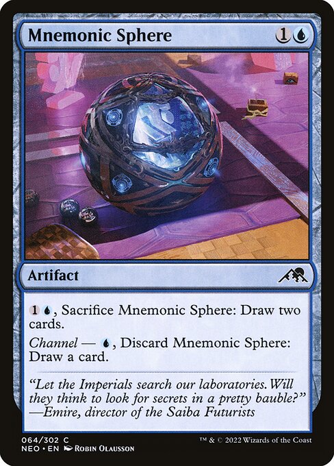 NEO, Mnemonic Sphere, Standard, 64, C, Near Mint, Normal, EN