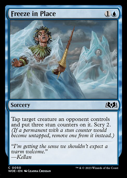 WOE, Freeze in Place, Standard, 50, C, Near Mint, Normal, EN