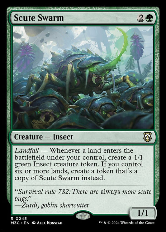M3C, Scute Swarm, Standard, 245, R, Near Mint, Normal, EN