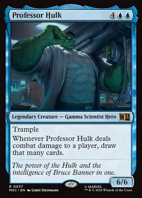 MSC, Professor Hulk, Standard, 37, R, Near Mint, {Surge Foil}, EN