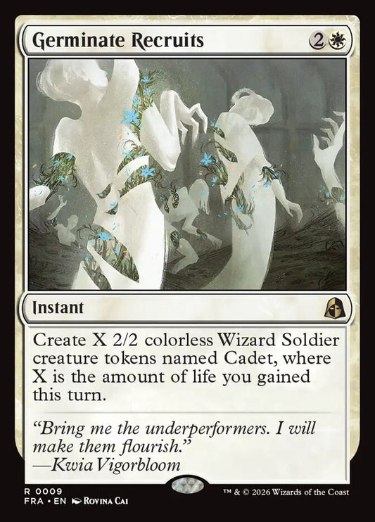 FRA, Germinate Recruits, Standard, 9, R, Near Mint, Normal, EN