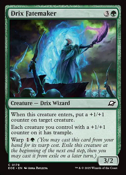 EOE, Drix Fatemaker, Standard, 178, C, Near Mint, Normal, EN