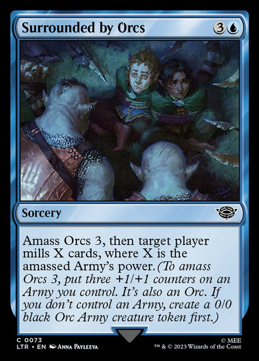 LTR, Surrounded by Orcs, Standard, 73, C, Near Mint, Normal, EN