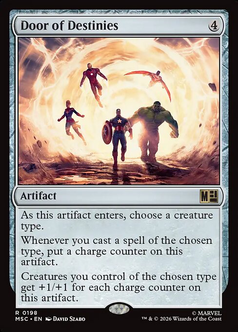 MSC, Door of Destinies, Standard, 198, R, Near Mint, {Surge Foil}, EN