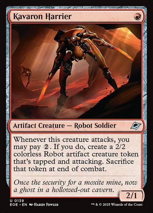 EOE, Kavaron Harrier, Standard, 139, U, Near Mint, (Foil), EN