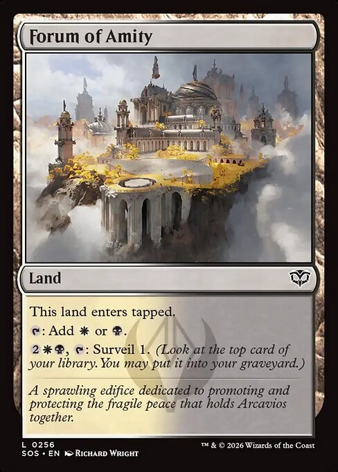 SOS, Forum of Amity, Standard, 256, C, Near Mint, Normal, EN