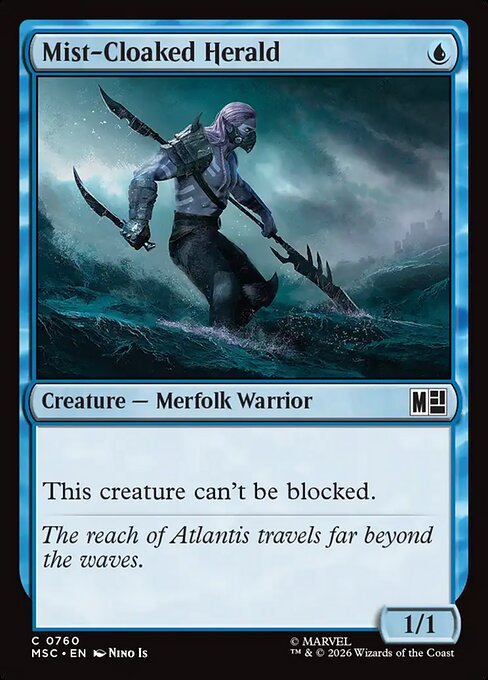 MSC, Mist-Cloaked Herald, Standard, 760, C, Near Mint, Normal, EN
