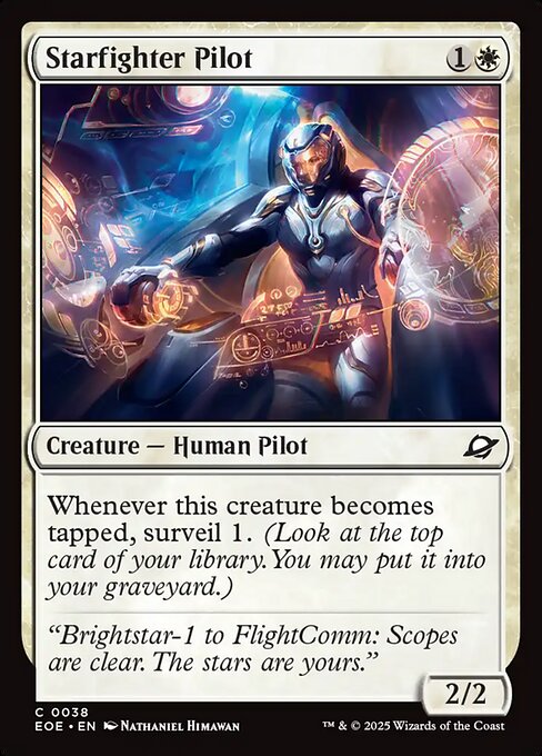 EOE, Starfighter Pilot, Standard, 38, C, Near Mint, (Foil), EN