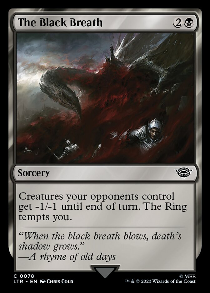 LTR, The Black Breath, Standard, 78, C, Near Mint, (Foil), EN