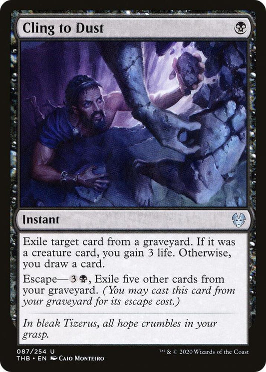 THB, Cling to Dust, Standard, 87, U, Near Mint, (Foil), EN