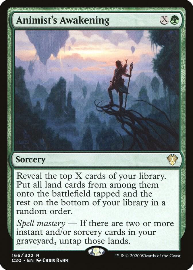 C20, Animist's Awakening, Standard, 166, R, Near Mint, Normal, EN