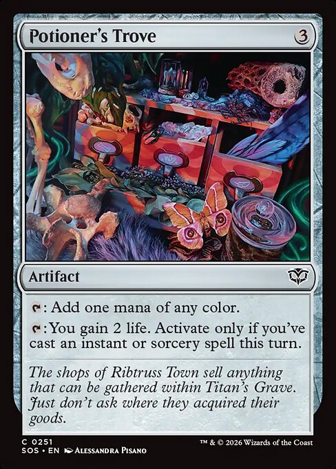 SOS, Potioner's Trove, Standard, 251, C, Near Mint, (Foil), EN