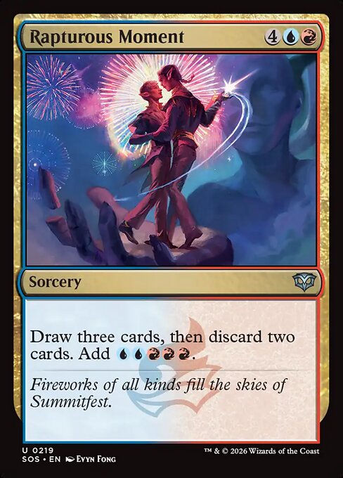 SOS, Rapturous Moment, Standard, 219, U, Near Mint, Normal, EN