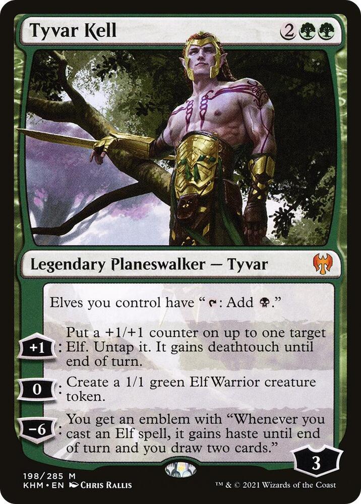 KHM, Tyvar Kell, Standard, 198, M, Near Mint, (Foil), EN