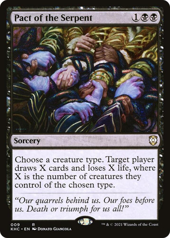 KHC, Pact of the Serpent, Standard, 9, R, Near Mint, Normal, EN