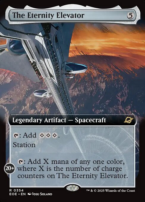 EOE, The Eternity Elevator, (Extended Art), 354, R, Near Mint, (Foil), EN