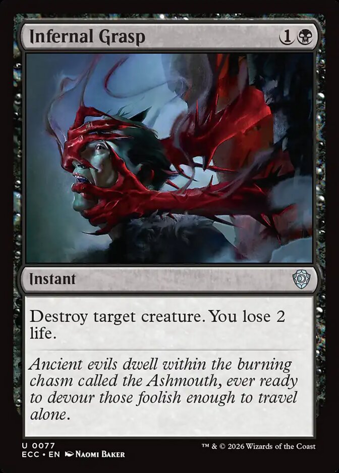 ECC, Infernal Grasp, Standard, 77, U, Near Mint, Normal, EN