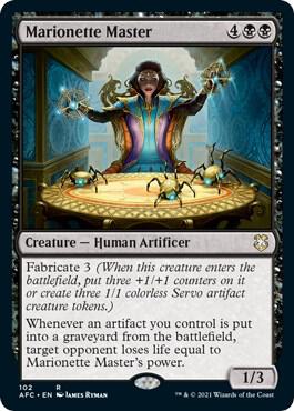 AFC, Marionette Master, Standard, 102, R, Lightly Played, Normal, EN