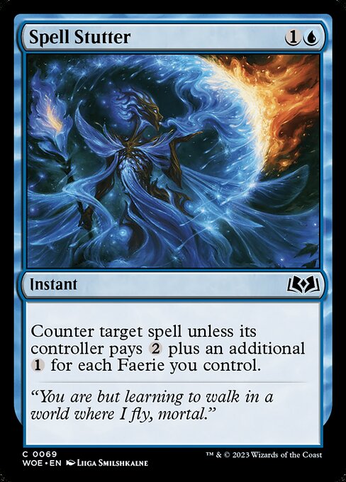 WOE, Spell Stutter, Standard, 69, C, Near Mint, Normal, EN