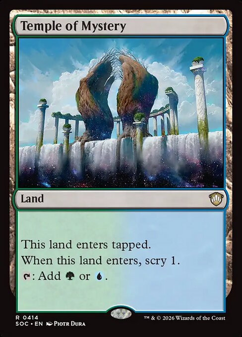 SOC, Temple of Mystery, Standard, 414, R, Near Mint, Normal, EN