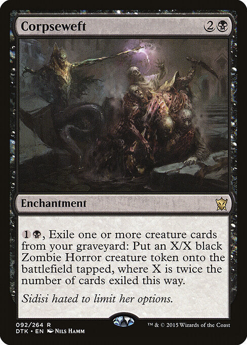 DTK, Corpseweft, Standard, 92, R, Near Mint, Normal, EN