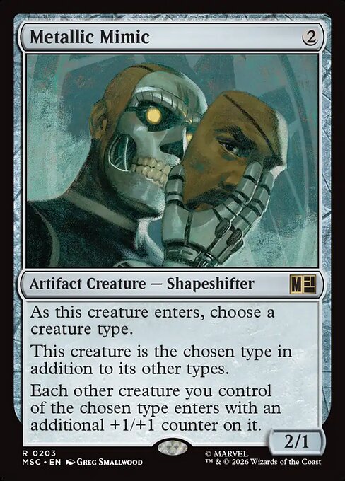 MSC, Metallic Mimic, Standard, 203, R, Near Mint, {Surge Foil}, EN