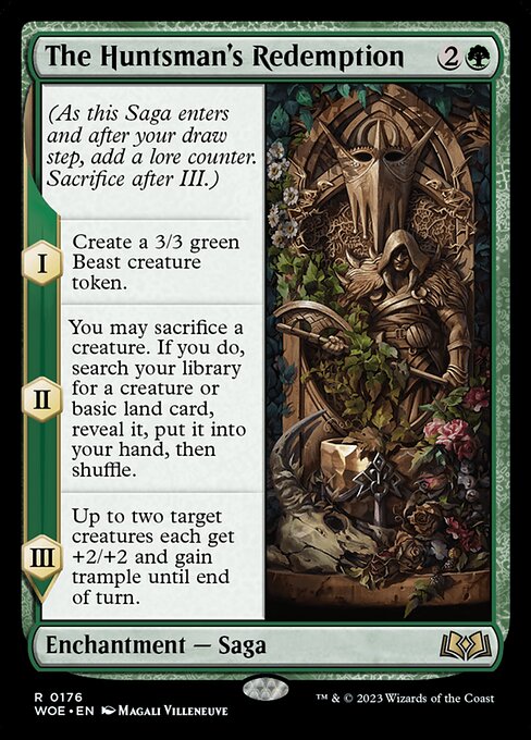 WOE, The Huntsman's Redemption, Standard, 176, R, Near Mint, (Foil), EN