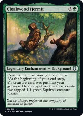 CLB, Cloakwood Hermit, 221, U, Near Mint, Normal, EN