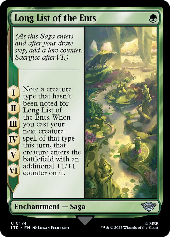 LTR, Long List of the Ents, Standard, 174, U, Near Mint, Normal, EN