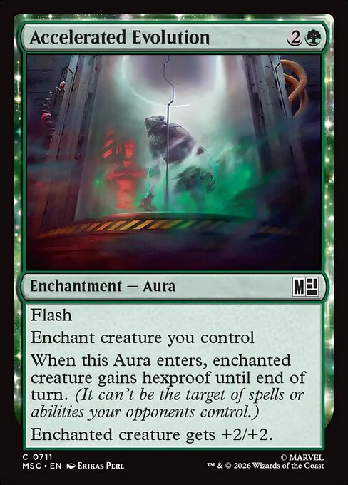 MSC, Accelerated Evolution, Standard, 711, C, Near Mint, Normal, EN