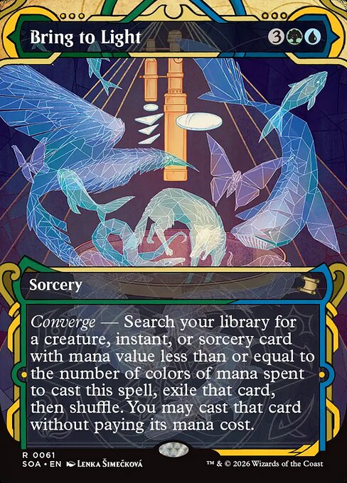 SOA, Bring to Light, (Showcase), 61, R, Near Mint, (Foil), EN
