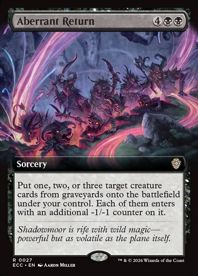 ECC, Aberrant Return, (Extended Art), 27, R, Near Mint, Normal, EN