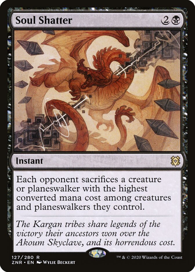 ZNR, Soul Shatter, Standard, 127, R, Near Mint, Normal, EN