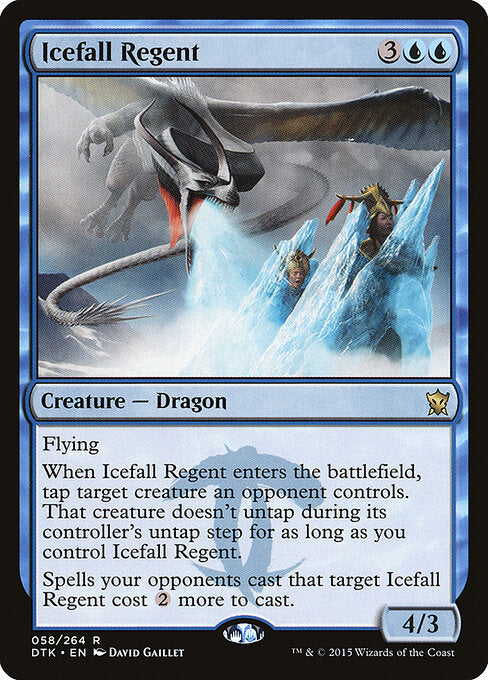 DTK, Icefall Regent, Standard, 58, R, Near Mint, Normal, EN