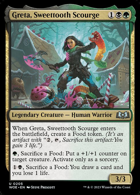 WOE, Greta, Sweettooth Scourge, Standard, 205, U, Near Mint, (Foil), EN