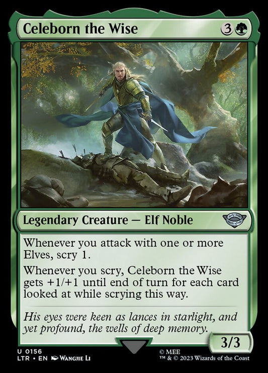 LTR, Celeborn the Wise, Standard, 156, U, Near Mint, Normal, EN