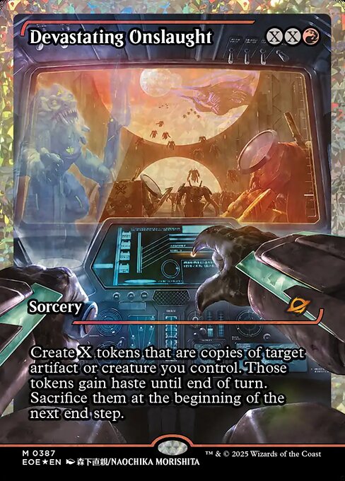EOE, Devastating Onslaught, (Japanese Showcase), 387, M, Near Mint, (Fracture Foil), EN
