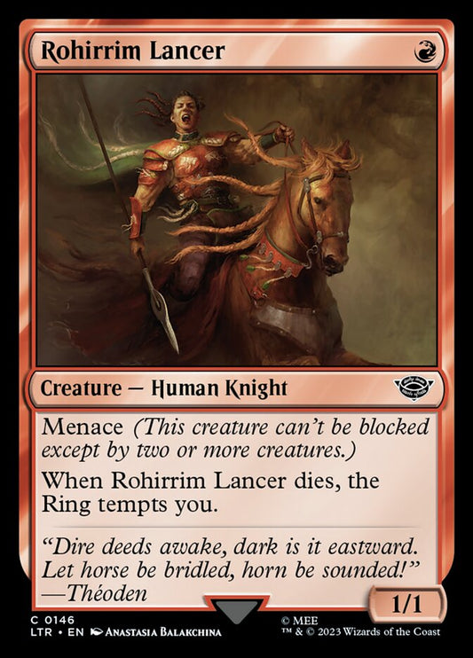 LTR, Rohirrim Lancer, Standard, 146, C, Near Mint, Normal, EN