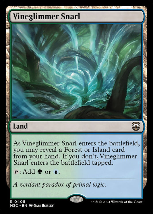 M3C, Vineglimmer Snarl, Standard, 405, R, Near Mint, Normal, EN
