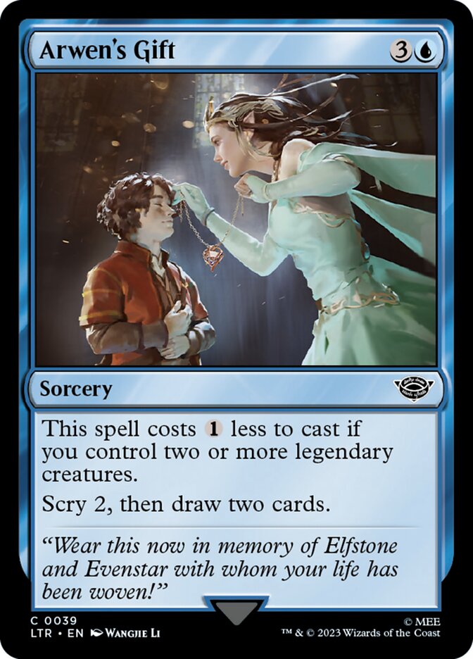 LTR, Arwen's Gift, Standard, 39, C, Near Mint, Normal, EN