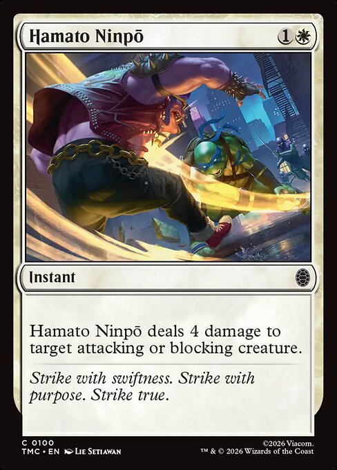 TMC, Hamato Ninpo, Standard, 100, C, Near Mint, (Normal), EN