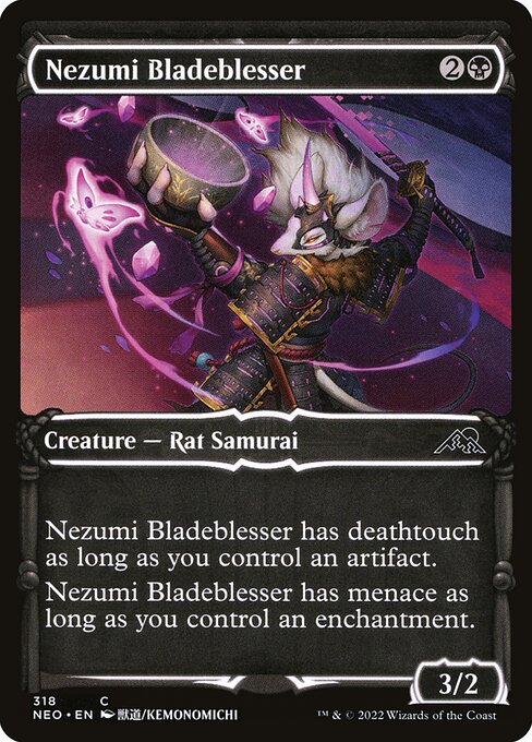NEO, Nezumi Bladeblesser, (Showcase), 318, C, Near Mint, Normal, EN