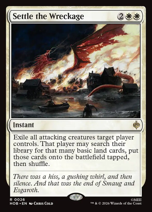 HOB, Settle the Wreckage, Standard, 26, R, Near Mint, (Foil), EN