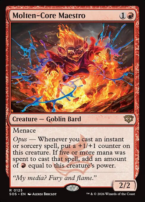 SOS, Molten-Core Maestro, Standard, 125, R, Near Mint, Normal, EN