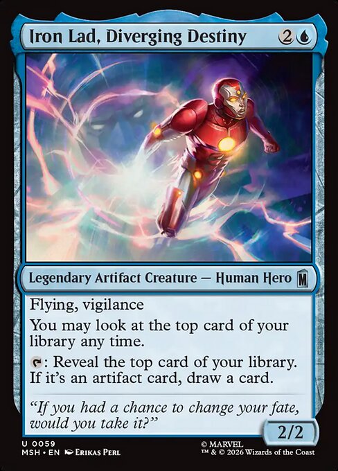 MSH, Iron Lad, Diverging Destiny, Standard, 59, U, Near Mint, (Foil), EN