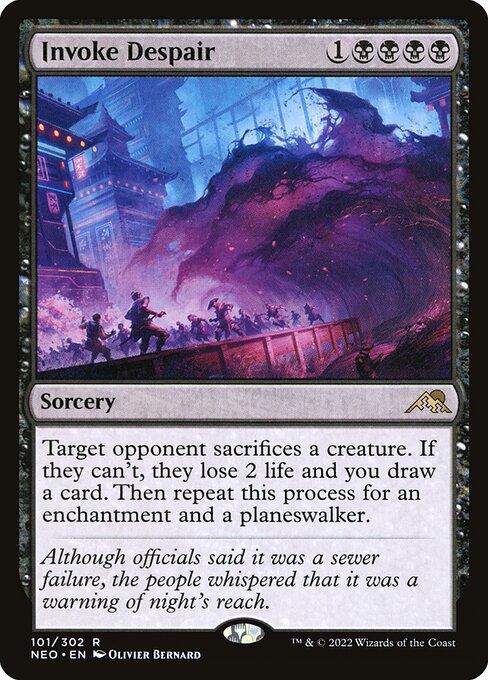 NEO, Invoke Despair, Standard, 101, R, Near Mint, Normal, EN