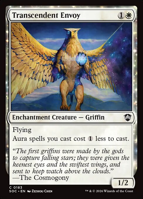 SOC, Transcendent Envoy, Standard, 183, C, Near Mint, Normal, EN