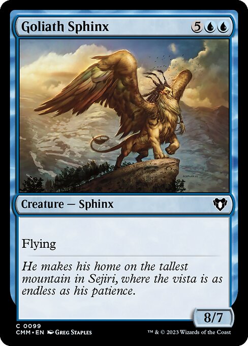 CMM, Goliath Sphinx, Standard, 99, C, Near Mint, Normal, EN