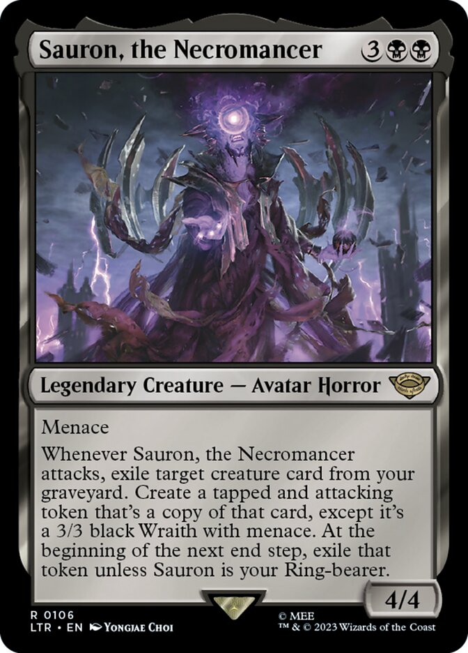 LTR, Sauron, the Necromancer, Standard, 106, R, Near Mint, Normal, EN