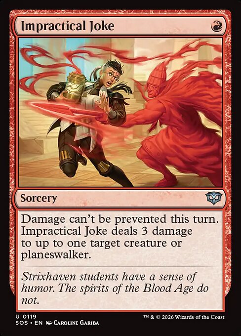 SOS, Impractical Joke, Standard, 119, U, Near Mint, Normal, EN